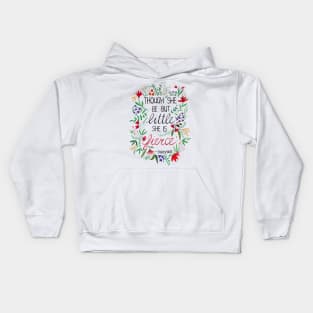 She Is Fierce Kids Hoodie